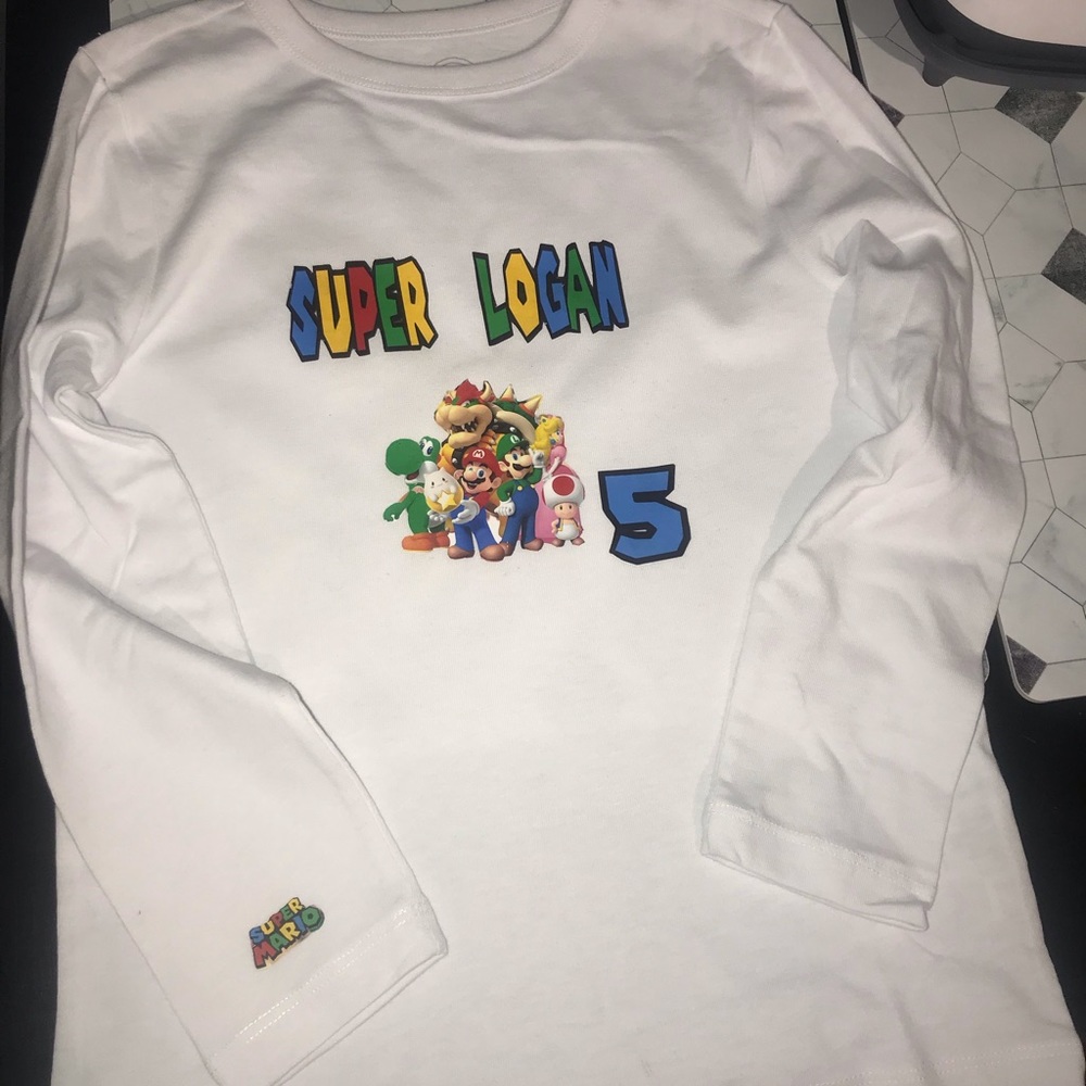 Super Mario and friends custom Tshirt